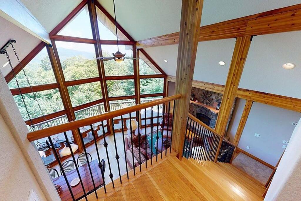--Mountain Chalet Getaway With Breathtaking View Next To Tail Of Dragon-- Robbinsville Bagian luar foto