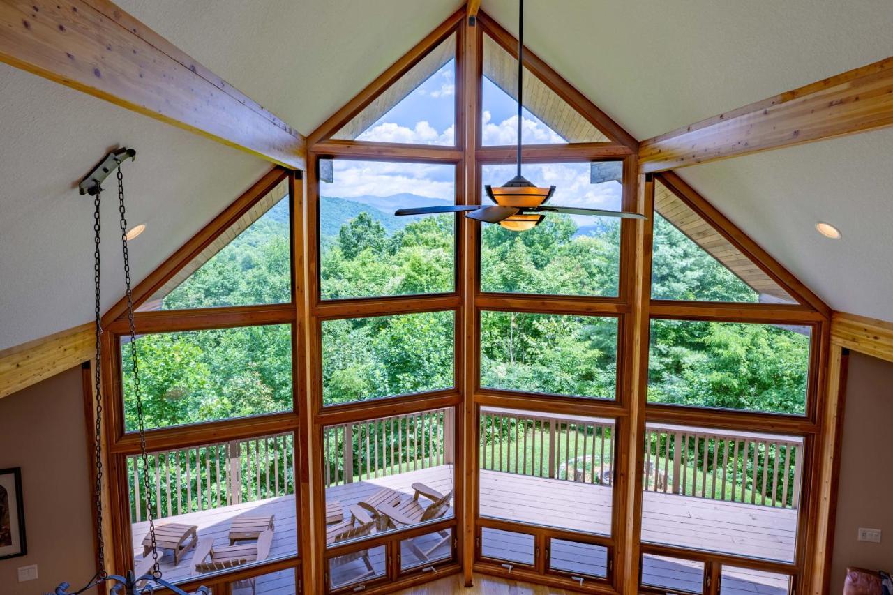 --Mountain Chalet Getaway With Breathtaking View Next To Tail Of Dragon-- Robbinsville Bagian luar foto